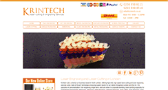 Desktop Screenshot of krintech.co.uk